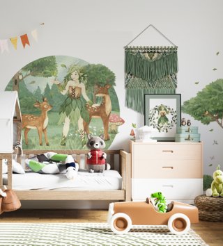 Forest - Lesní motiv /  nalepka-na-stenu-do-detskej-izby-rozpravkovy-les-dk465-lovel-01.jpg 