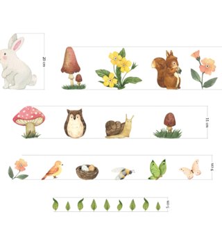 Forest - Lesní motiv /  nalepka-na-stenu-forest-les-24-ks-dk468-lovel-02.jpg 