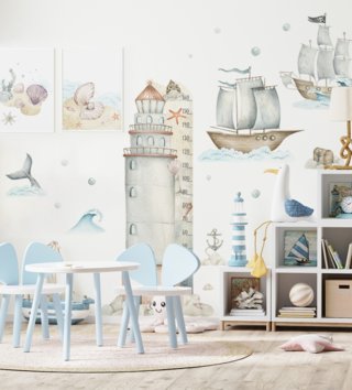 Oceán - Podmořský svět /  nalepka-na-stenu-ocean-lode-dk445-lovel-01.jpg 