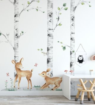 Forest - Lesní motiv /  nalepky-na-stenu-forest-breza-yokodesign-lovel-sk1.jpg 