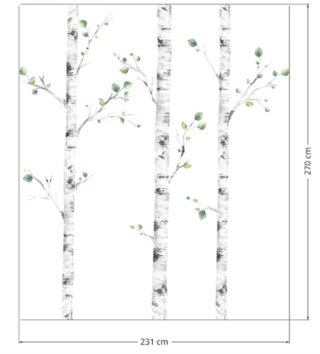 Forest - Lesní motiv /  nalepky-na-stenu-forest-breza-yokodesign-lovel-sk3.jpg 