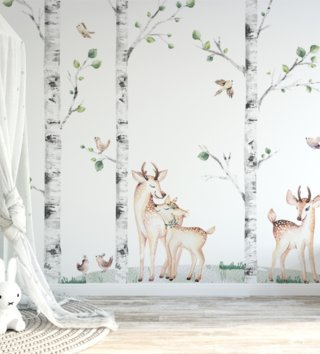 Forest - Lesní motiv /  nalepky-na-stenu-forest-breza-yokodesign-lovel-sk4.jpg 