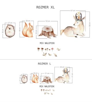 Forest - Lesní motiv /  nalepky-na-stenu-forest-jelencek-a-vevericka-yokodesign-lovel-sk3.jpg 