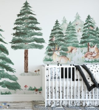 Forest - Lesní motiv /  nalepky-na-stenu-forest-jelenceky-dk309-YOKODESIGN-LOVEL-SK.jpg 