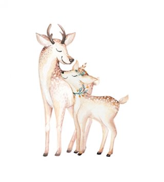 Forest - Lesní motiv /  nalepky-na-stenu-forest-jelenceky-yokodesign-lovel-sk3.jpg 