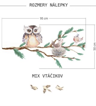 Forest - Lesní motiv /  nalepky-na-stenu-forest-sova-yokodesign-lovel-sk1.jpg 