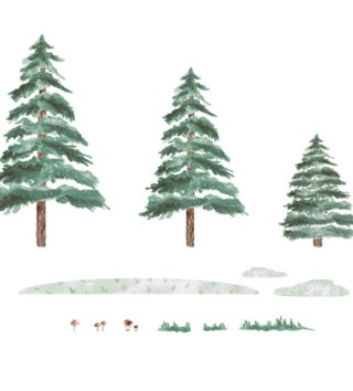 Forest - Lesní motiv /  nalepky-na-stenu-forest-stromcek-3-ks-yokodesign-lovel-sk4.jpg 