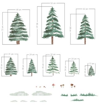 Forest - Lesní motiv /  nalepky-na-stenu-forest-stromcek-8ks-yokodesign-lovel-sk3.jpg 