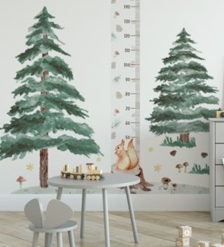 Forest - Lesní motiv /  nalepky-na-stenu-forest-vevericka-meter-lovel-01(2).jpg 