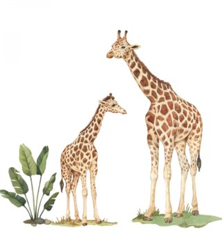 Safari /  nalepky-na-stenu-safari-zirafy-dk429-lovel-01.jpg 