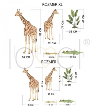 Safari /  nalepky-na-stenu-safari-zirafy-dk429-lovel-02.jpg 
