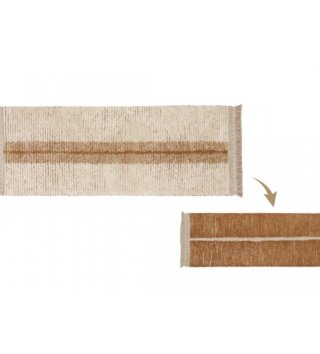 80 x 230 cm /  obojstranny-koberec-behun-duetto-toffee-80x230-lorena-canals-lovel-01.jpg 