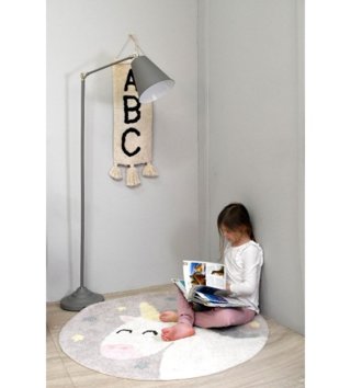 Ø 100 cm /  okruhly-koberec-believe-in-yourself-jednorozec-oe-100-lorena-canals-lovel-01.jpg 