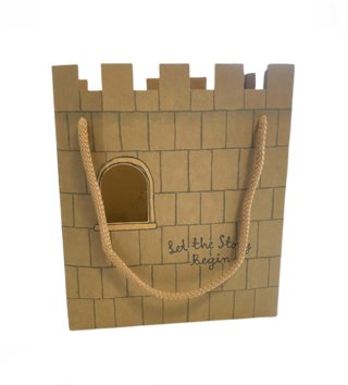 Maileg hračky /  papierova-darcekova-taska-hrad-maileg-zelena-lovel-02.jpg 