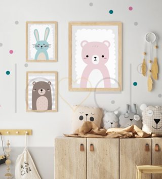 Plakáty /  plagat-pastel-modry-zajacik-p302-lovel-01.jpg 