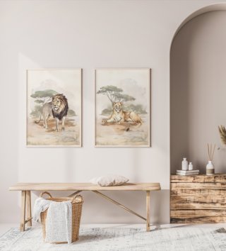 Plakáty /  plagat-safari-lev-p323-lovel-01.jpg 