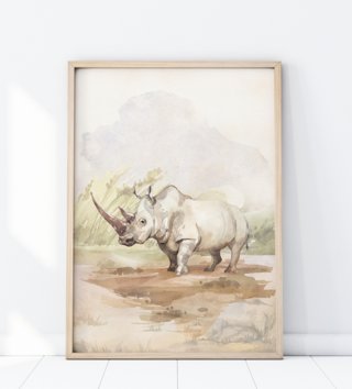 Plakáty /  plagat-safari-nosorozec-p326-lovel.jpg 