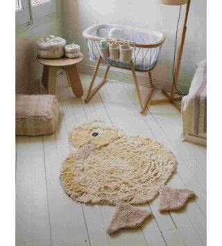 90 x 120 cm /  pratelny-detsky-koberec-kacicka-ducky-120x95-lorena-canals-lovel-01.jpg 