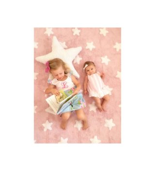 120 x 160 cm /  ruzovy-koberec-do-detskej-izby-estrellas-pink-white-120x160-lorena-canals-lovel-04.jpg 