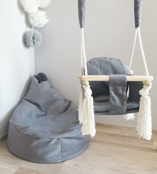 Sedací vaky a pufy /  sedaci-vak-pom-pom-poof-sivy-lovel-03.jpg 