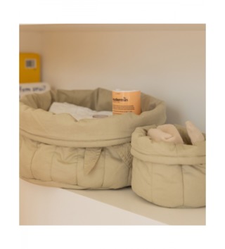 Koše na hračky, úložné boxy /  ulozne-kosiky-bambie-olive-lovel-04.jpg 