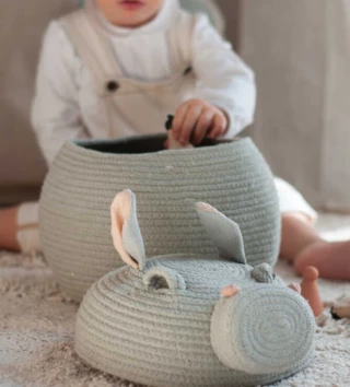 Koše na hračky, úložné boxy /  ulozny-kosik-hroch-henry-lovel-03.webp 