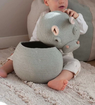 Koše na hračky, úložné boxy /  ulozny-kosik-hroch-henry-lovel-05.webp 