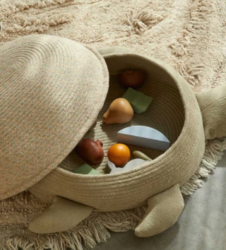 Koše na hračky, úložné boxy /  ulozny-kosik-mama-korytnacka-lovel-02.webp 