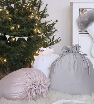 Doplňky /  Vánoční dekorační pytel - Grey 