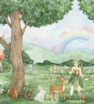 Tapety /  vinylova-tapeta-rozpravkova-lesna-krajina-w54-lovel-01.jpg 