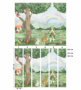 Tapety /  vinylova-tapeta-rozpravkova-lesna-krajina-w54-lovel-05.jpg 